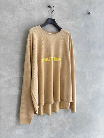 【再入荷】ワッフルドルマンロンT／flamingo firm