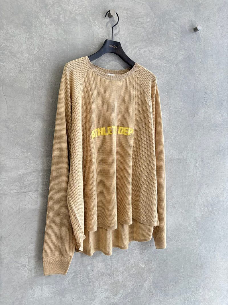 【再入荷】ワッフルドルマンロンT／flamingo firm
