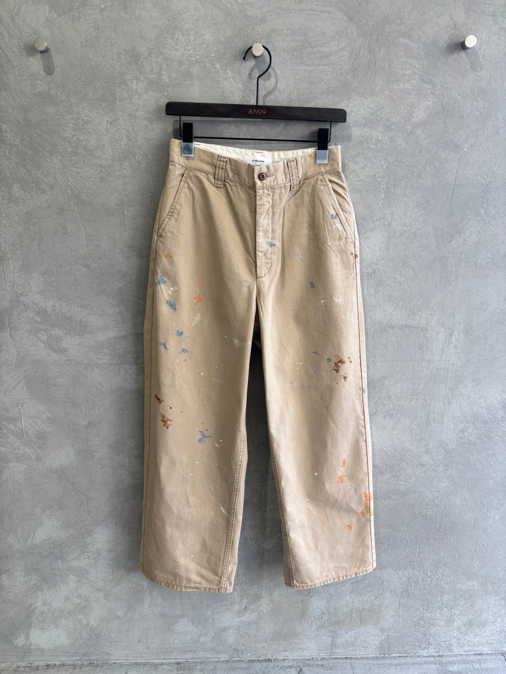 ペイントチノパンツ／8653501／LE MÉLANGE／
