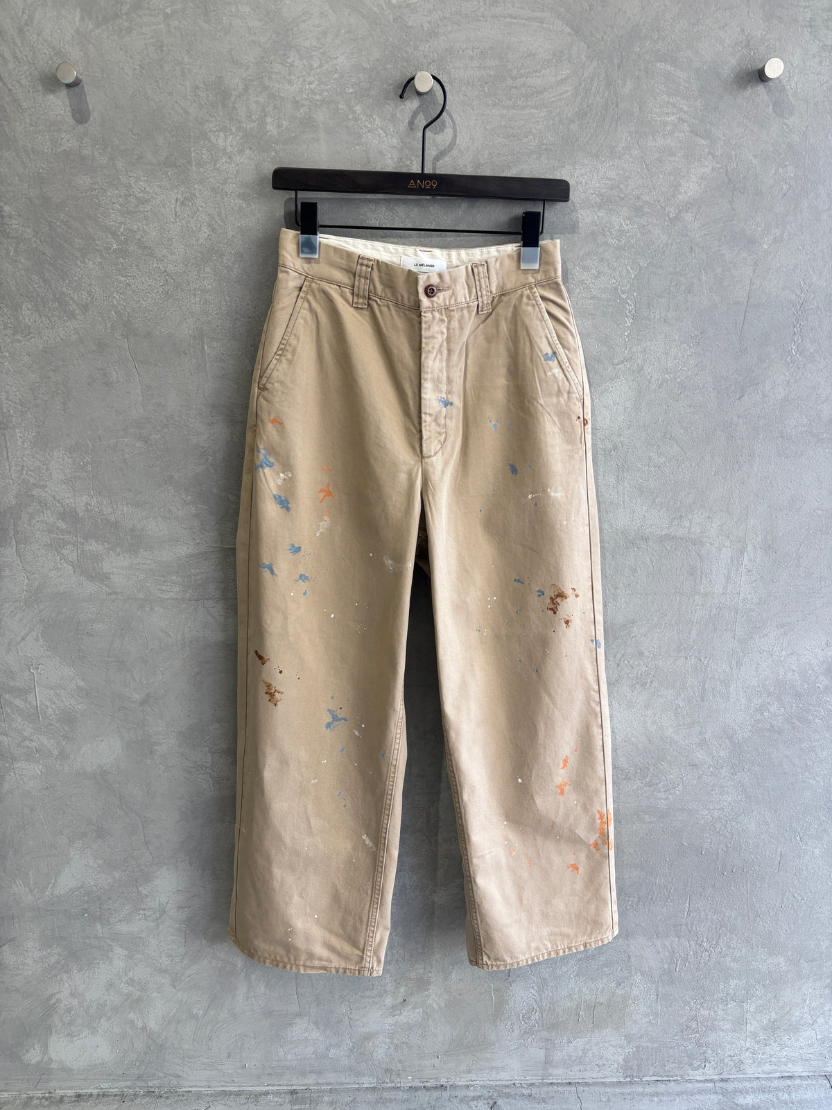 ペイントチノパンツ／8653501／LE MÉLANGE／