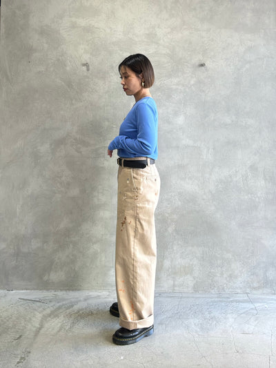 ペイントチノパンツ／8653501／LE MÉLANGE／