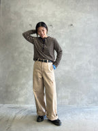 ペイントチノパンツ／8653501／LE MÉLANGE／