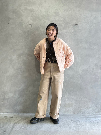ペイントチノパンツ／8653501／LE MÉLANGE／