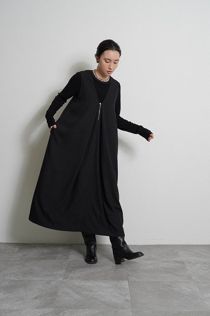 【予約⚡︎販売】オーバータックジョーゼットワンピース／604497／CYAN tokyo／2026 AW#1