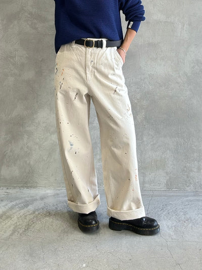 ペイントチノパンツ／8653501／LE MÉLANGE／