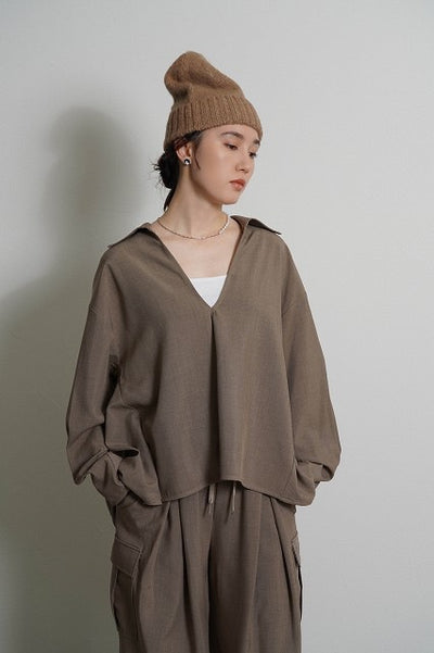 【予約⚡︎販売】バックフレアスキッパープルオーバー／604487／CYAN tokyo／2026 AW#1