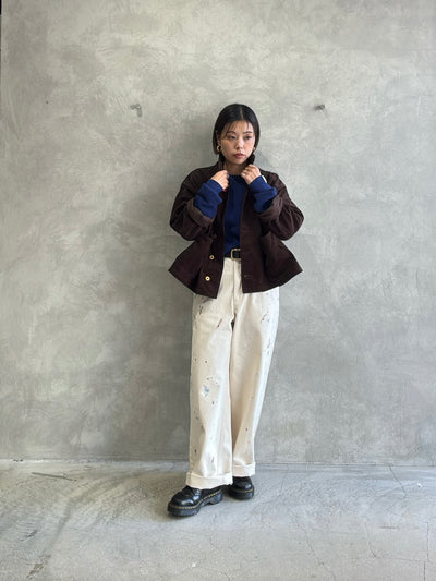 ペイントチノパンツ／8653501／LE MÉLANGE／