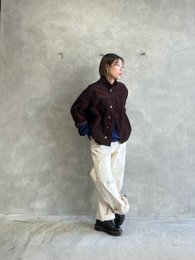 ペイントチノパンツ／8653501／LE MÉLANGE／