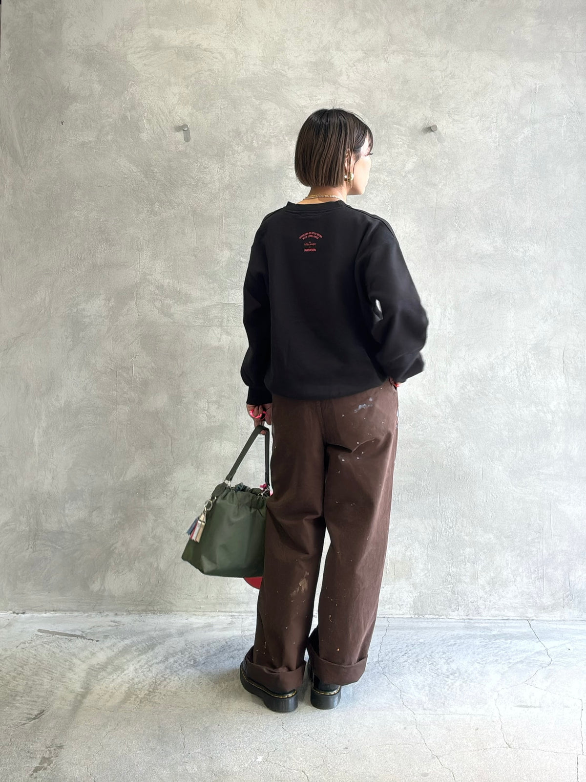 ペイントチノパンツ／8653501／LE MÉLANGE／