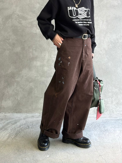 ペイントチノパンツ／8653501／LE MÉLANGE／