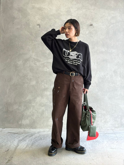 ペイントチノパンツ／8653501／LE MÉLANGE／