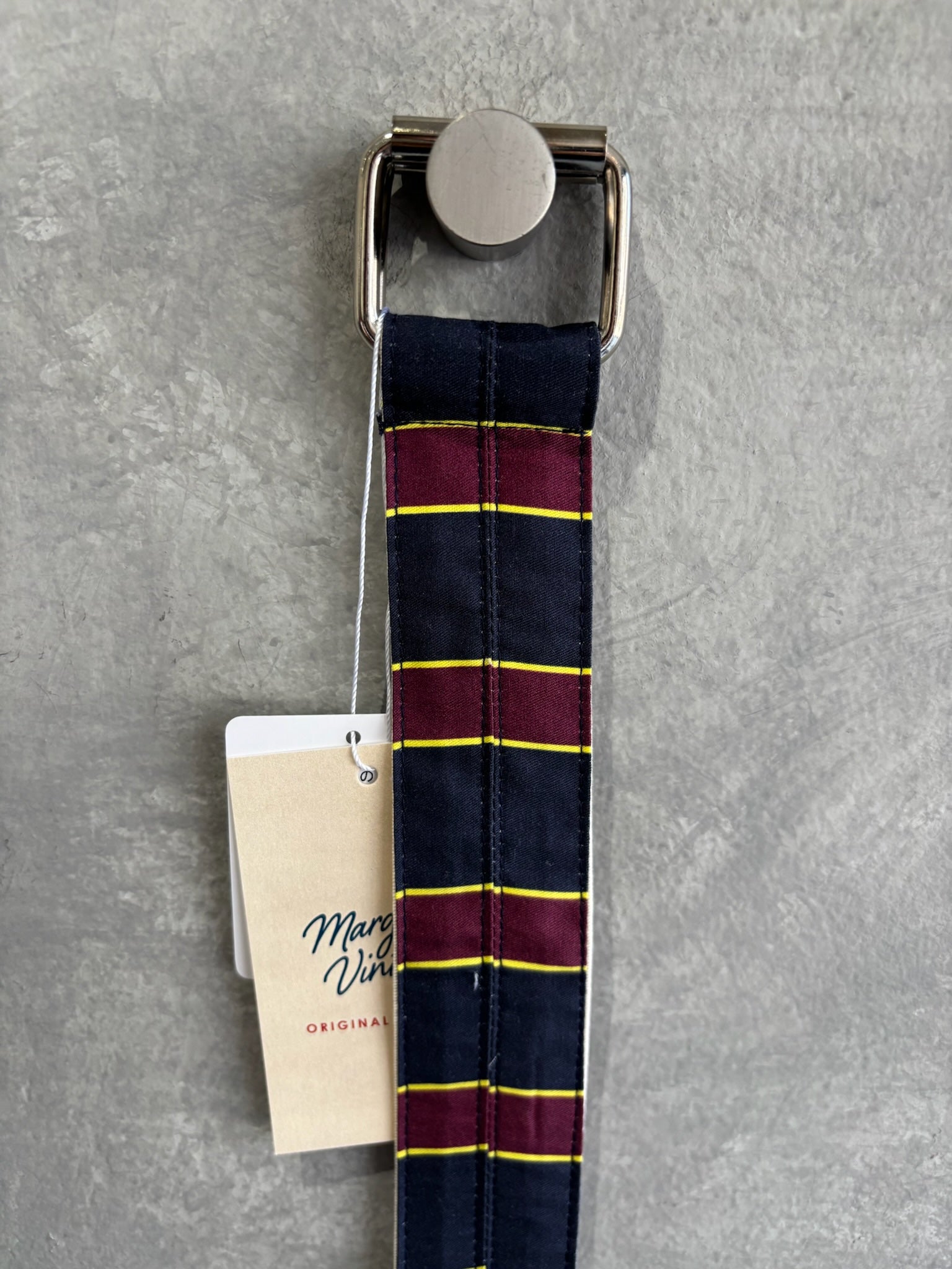 レジメンタル柄ベルト／AC-26067-S／MARGAUX VINTAGE／2026 SS#2