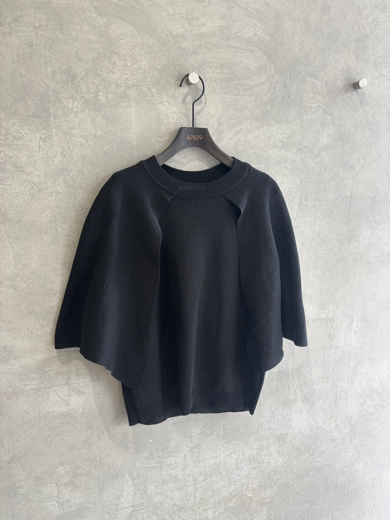 ケープニットトップス／52372Z／LHELBIE