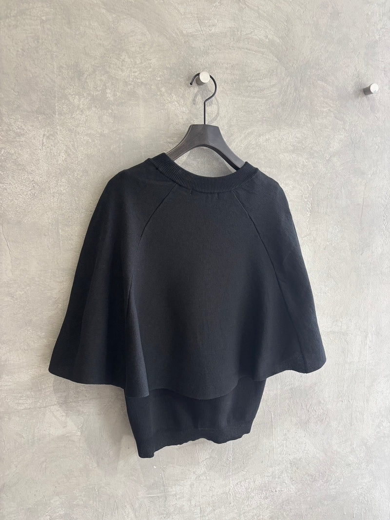 ケープニットトップス／52372Z／LHELBIE