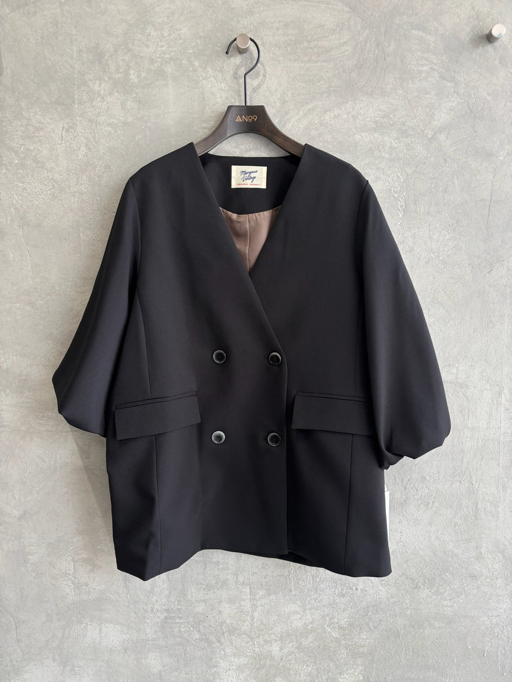 バルーンスリーブノーカラーJK／MG JK-26088-A／MARGAUX VINTAGE／2026 AW＃1