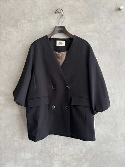 バルーンスリーブノーカラーJK／MG JK-26088-A／MARGAUX VINTAGE／2026 AW＃1