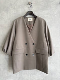 バルーンスリーブノーカラーJK／MG JK-26088-A／MARGAUX VINTAGE／2026 AW＃1