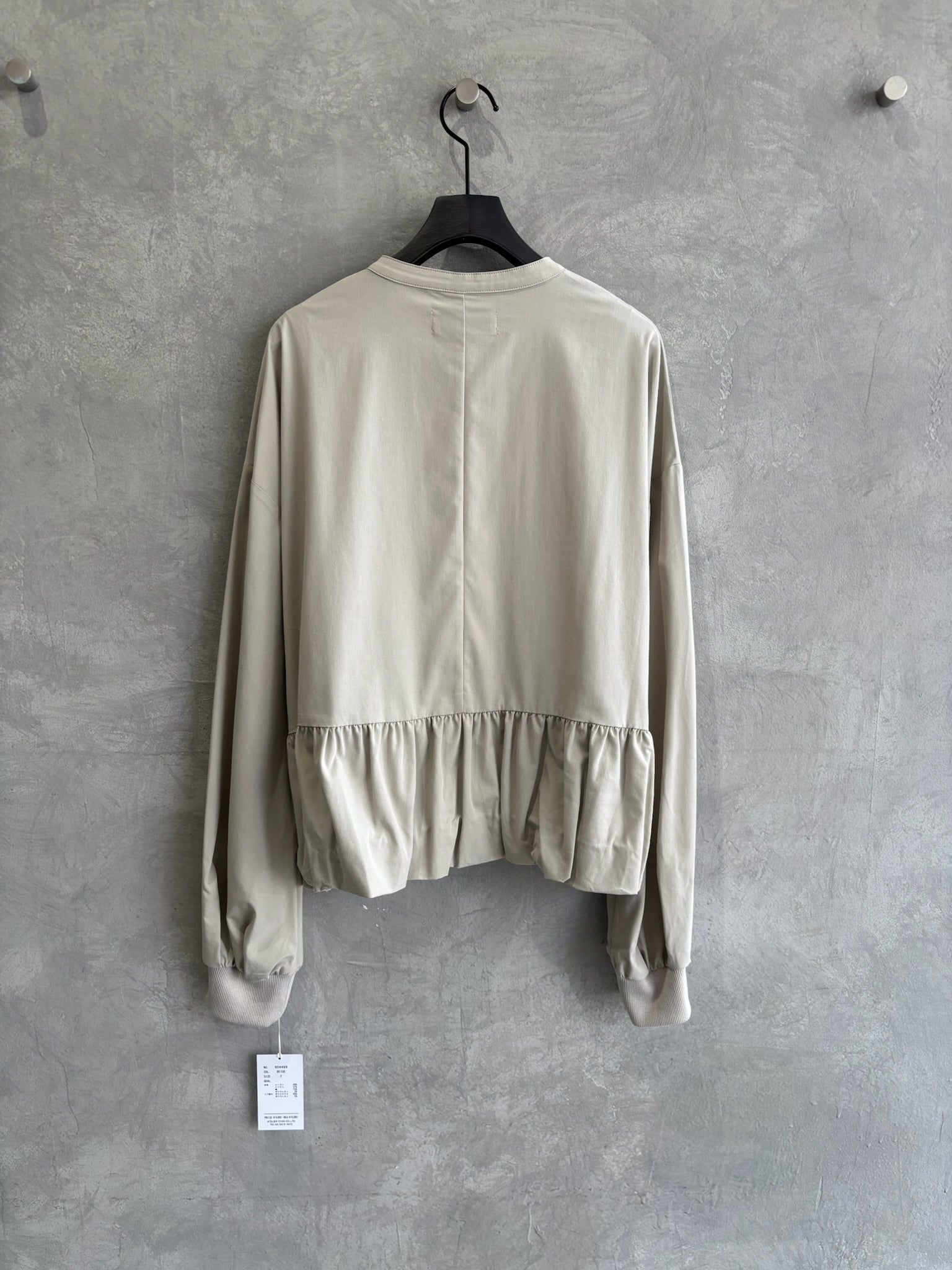ギャザーバルーンシャツ／604489／CYAN tokyo／2026 AW#1