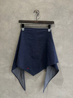 スタンドカラーデニムシャツ（スカーフ付き）／#8643203／LE MÉLANGE／2026 AW #1