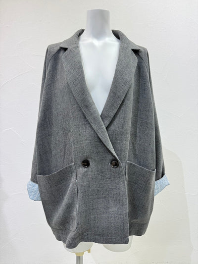 【予約⚡︎販売】リネンライクジャケット／710554／CYAN TOKYO／2027SS #1
