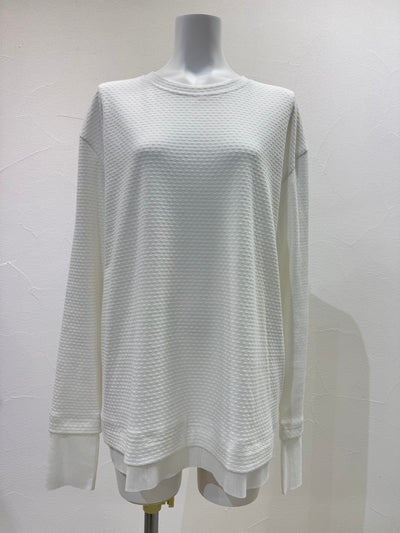 【予約⚡︎販売】モザイクジャガード長袖トップス／710559／CYAN TOKYO／2027SS #1