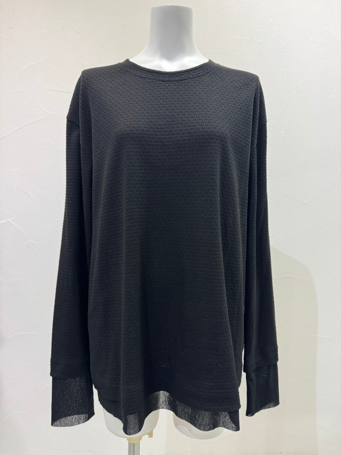 【予約⚡︎販売】モザイクジャガード長袖トップス／710559／CYAN TOKYO／2027SS #1
