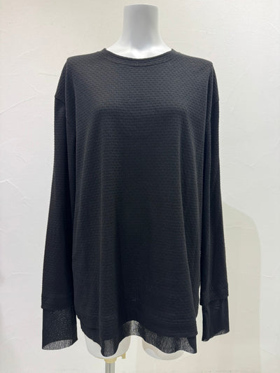 【予約⚡︎販売】モザイクジャガード長袖トップス／710559／CYAN TOKYO／2027SS #1