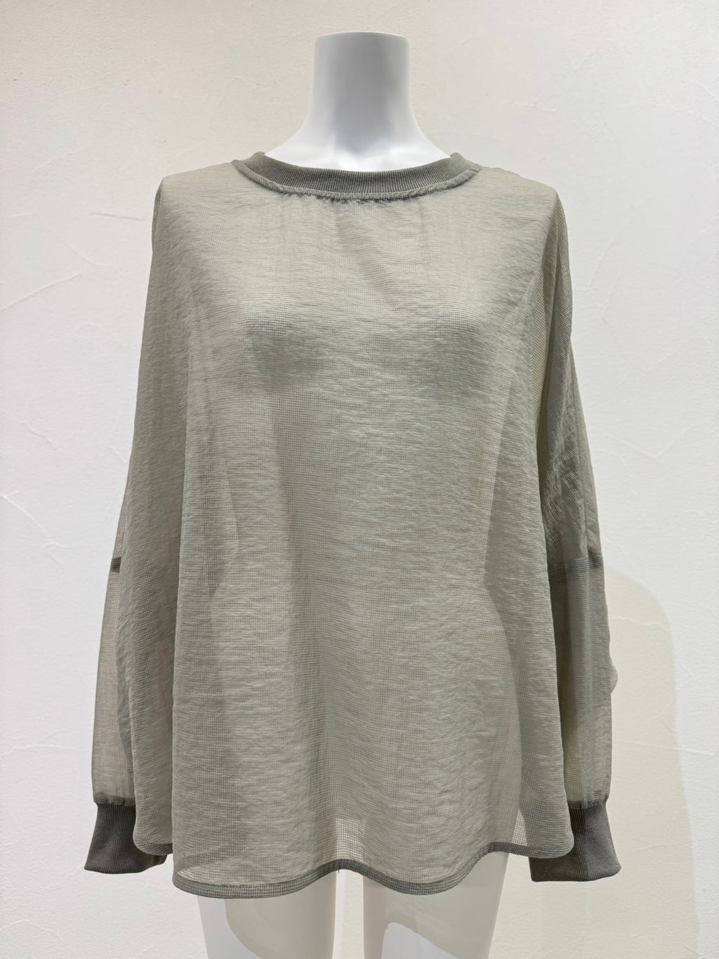 【予約⚡︎販売】シアーリップルリブトップス／710564／CYAN TOKYO／2027SS #1
