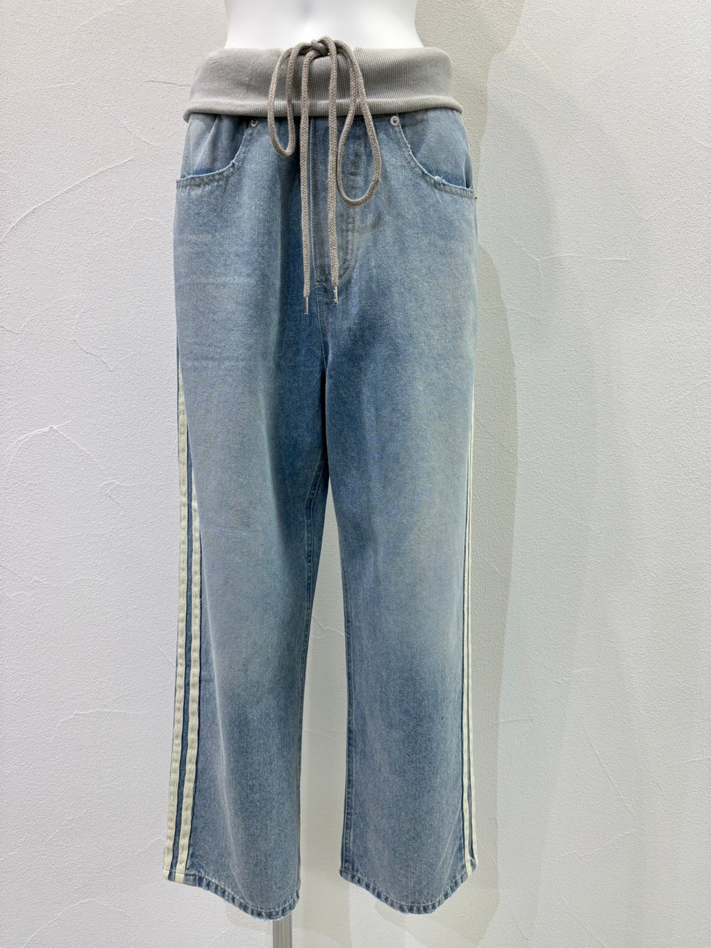 【予約⚡︎販売】オーバーダイリブデニムパンツ／710573／CYAN TOKYO／2027SS #1