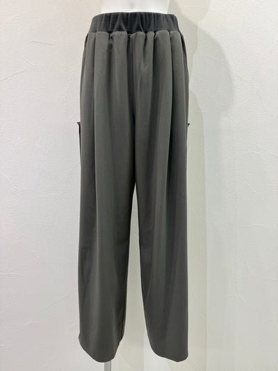 【予約⚡︎販売】バックドレープワイドパンツ／710575／CYAN TOKYO／2027SS #1