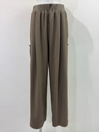 【予約⚡︎販売】バックドレープワイドパンツ／710575／CYAN TOKYO／2027SS #1