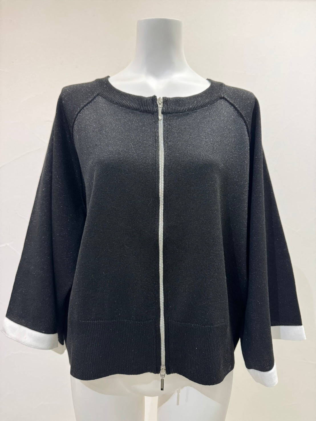 【予約⚡︎販売】フレアスリーブラメショートニット／710580／CYAN TOKYO／2027SS #1