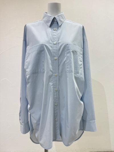 【予約⚡︎販売】エアリータックロングシャツ／710581／CYAN TOKYO／2027SS #1