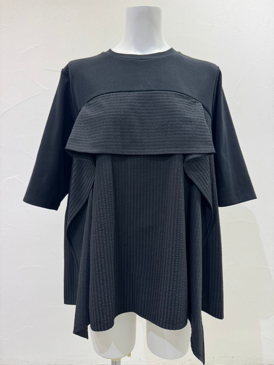 【予約⚡︎販売】サッカーストライプコンビトップス／710585／CYAN TOKYO／2027SS #1