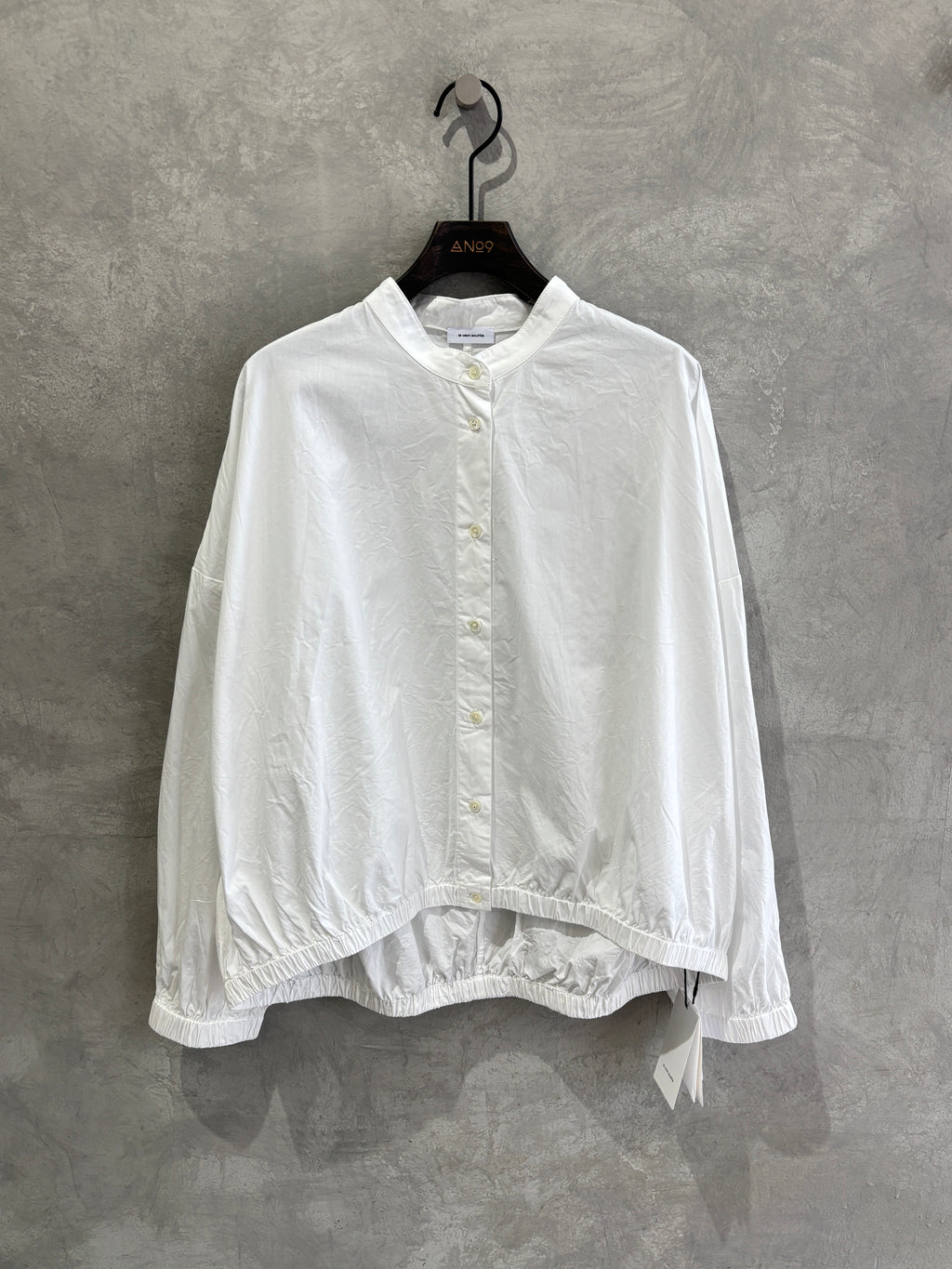 【予約販売】裾ギャザーシャツ／le vent souffle