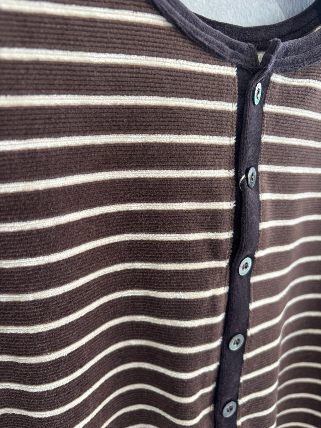 2WAYコーデュロイボーダーヘンリーネックロンT／8651002／LE MÉLANGE／2026 AW #2