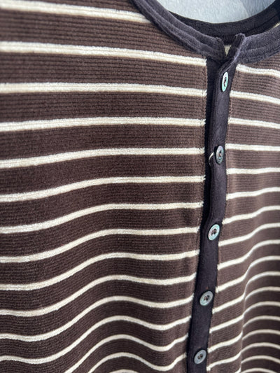 2WAYコーデュロイボーダーヘンリーネックロンT／8651002／LE MÉLANGE／2026 AW #2