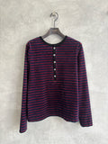 2WAYコーデュロイボーダーヘンリーネックロンT／8651002／LE MÉLANGE／2026 AW #2