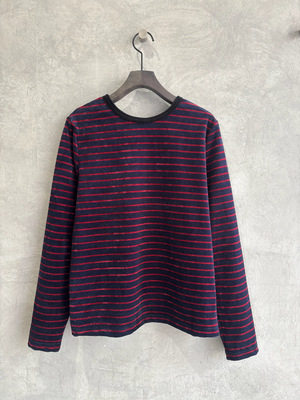 2WAYコーデュロイボーダーヘンリーネックロンT／8651002／LE MÉLANGE／2026 AW #2