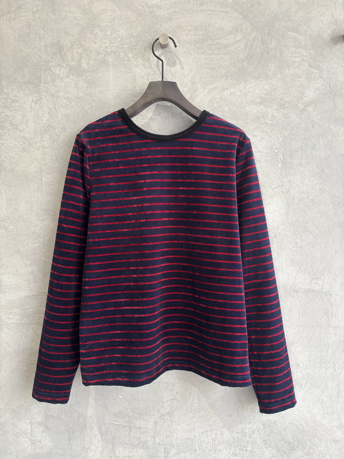 2WAYコーデュロイボーダーヘンリーネックロンT／8651002／LE MÉLANGE／2026 AW #2