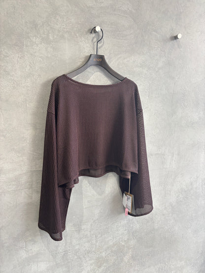 メッシュフレアプルオーバー／Anna Kerry