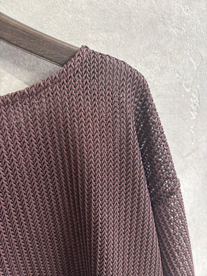 メッシュフレアプルオーバー／Anna Kerry