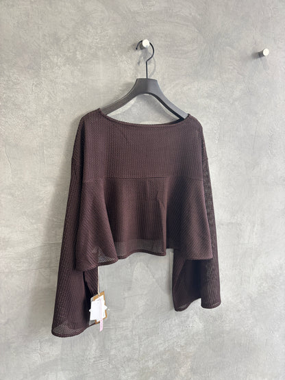 メッシュフレアプルオーバー／Anna Kerry