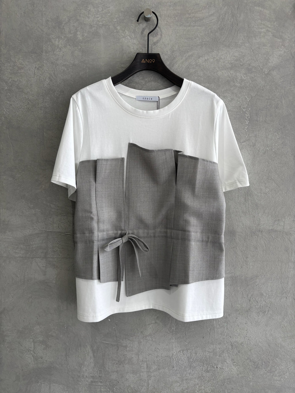 ビスチェレイヤードTシャツ／trois／MNMS