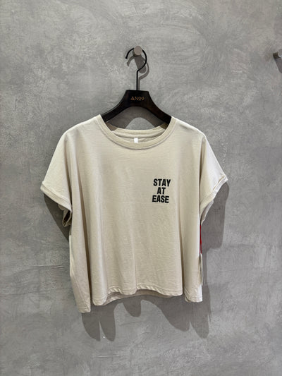 コンパクトプリントTシャツ／Dignite collier