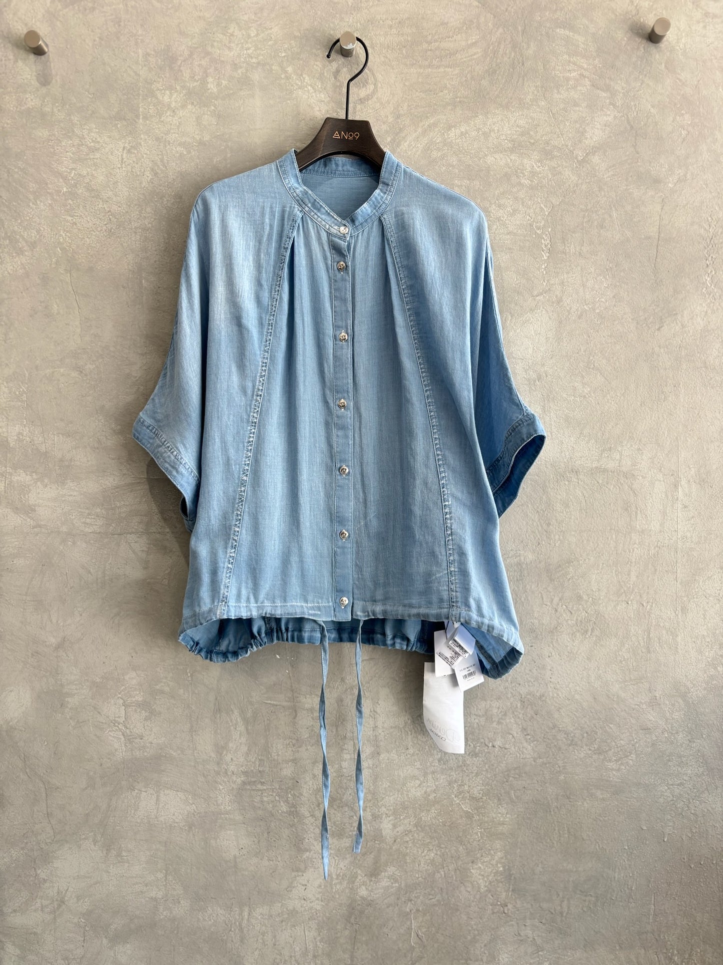 シアーデニムポンチョブラウス／CYNICAL