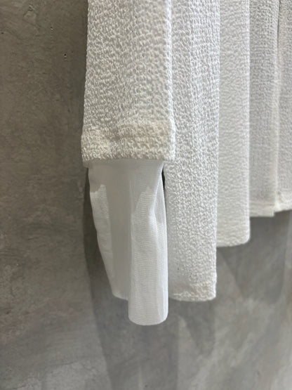 チュールコンビフロントトップス／CYAN tokyo