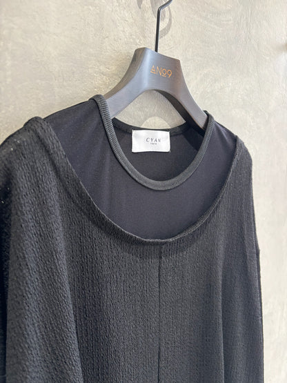 チュールコンビフロントトップス／CYAN tokyo