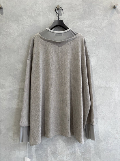 チュールコンビフロントトップス／CYAN tokyo