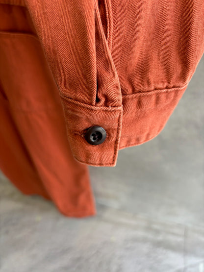 ヘリンボーンノーカラージャンプスーツ／LE MÉLANGE